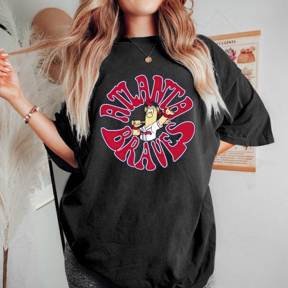 Atlanta Braves Blooper Mascot Mlb Baseball Fan TShirt